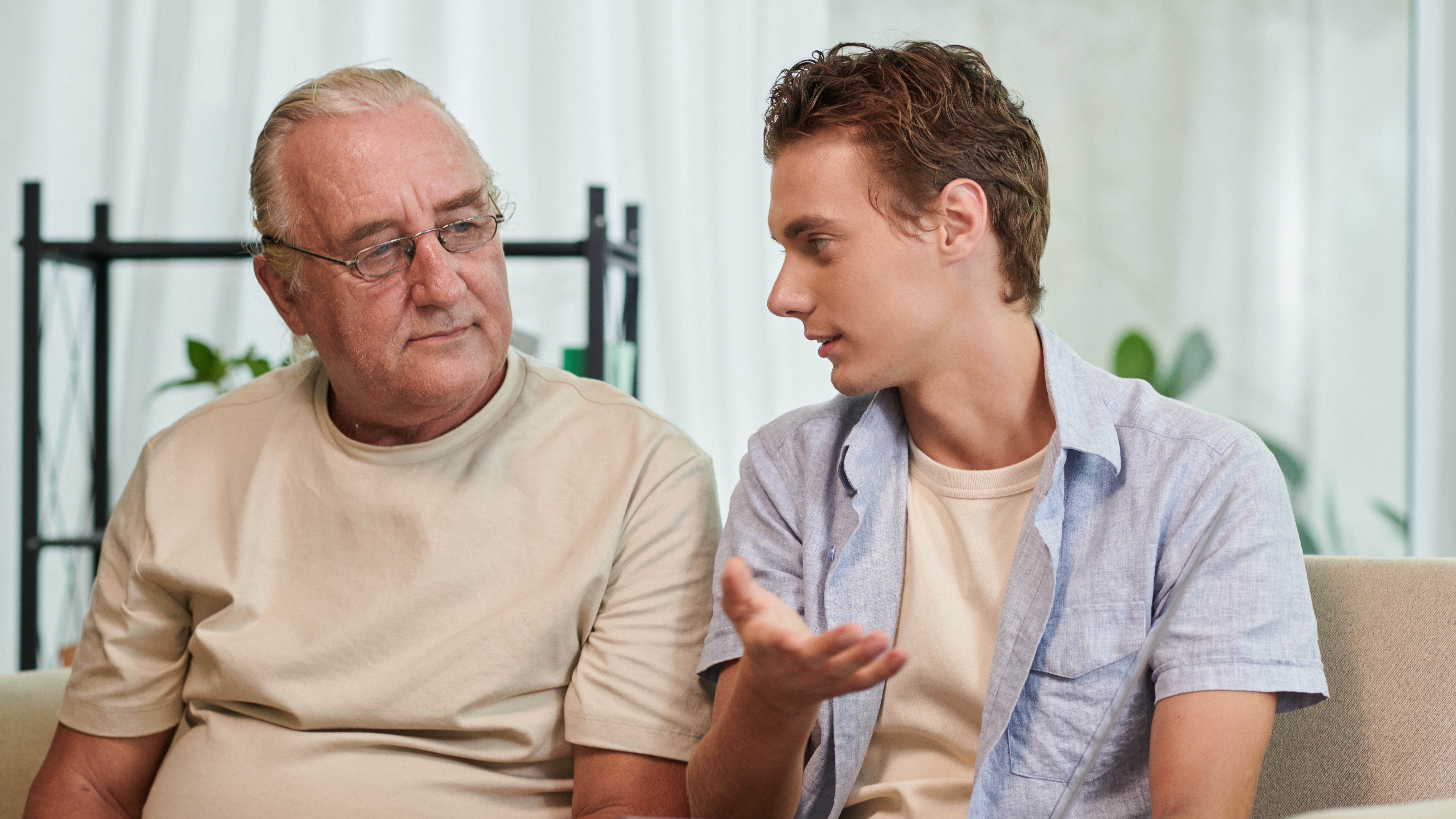 Fred and grandson long